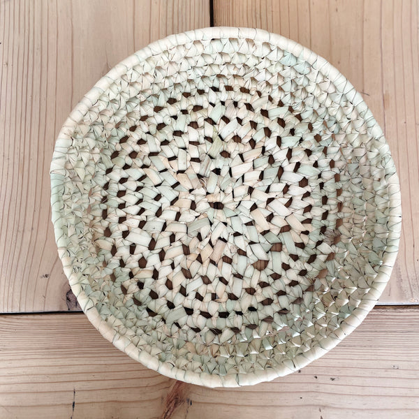 Handwoven Lattice Basket Bowl