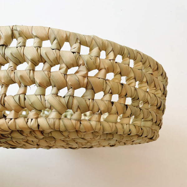 Handwoven Lattice Basket Bowl